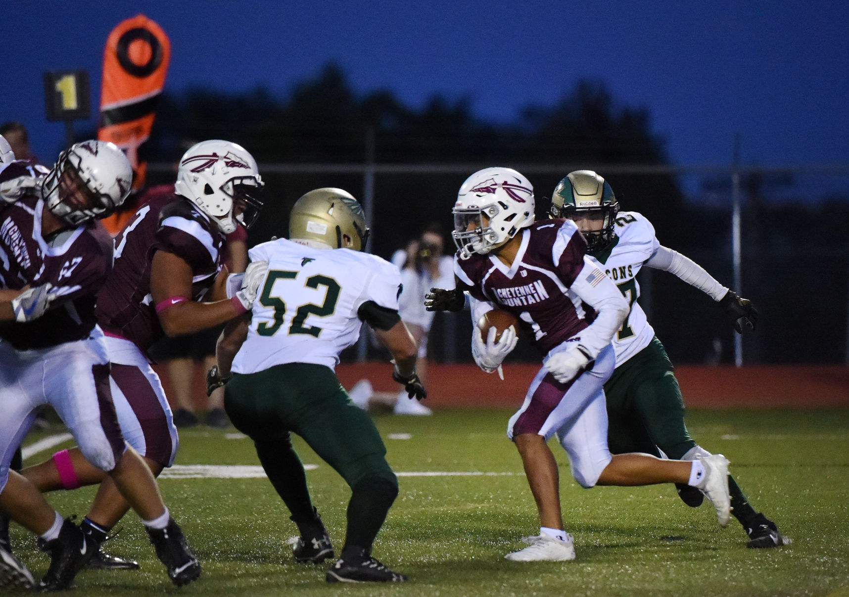 PHOTOS: Cheyenne Mountain Indians (19) Falcon High School Falcons (22)